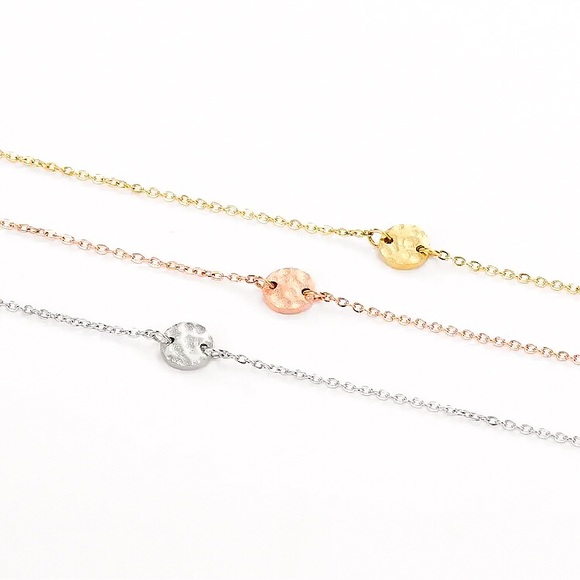 🔵𝟲𝟱%𝗢𝗙𝗙 𝗯𝘂𝗻𝗱𝗹𝗲𝘀 𝟯+🔵 NEW Tiny Coin Stainless Steel Bracelet - Picture 5 of 13